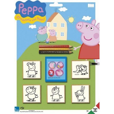 Blister de 5 tampons : peppa pig  Multiprint    022700